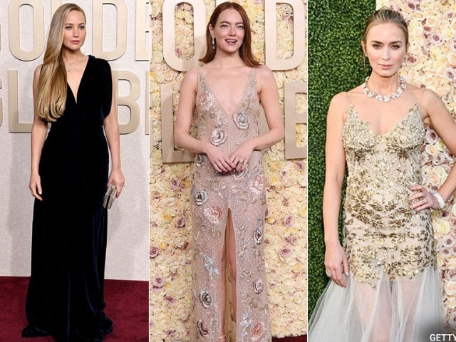 Photo : Golden Globes 2024:  10 Best-Dressed Stars, From Jennifer Lawrence To Emily Blunt