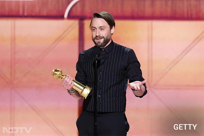 Kieran Culkin delivered a hilarious acceptance speech as he received the award for Best Supporting Actor for <i>A Real Pain</i>, mentioning that he was tipsy