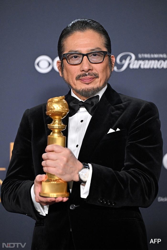 Hiroyuki Sanada won Best Actor (Drama) for <i>Shogun</i>. (Image Courtesy: AFP)