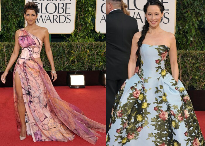 Golden Globes trends: red, blue, white