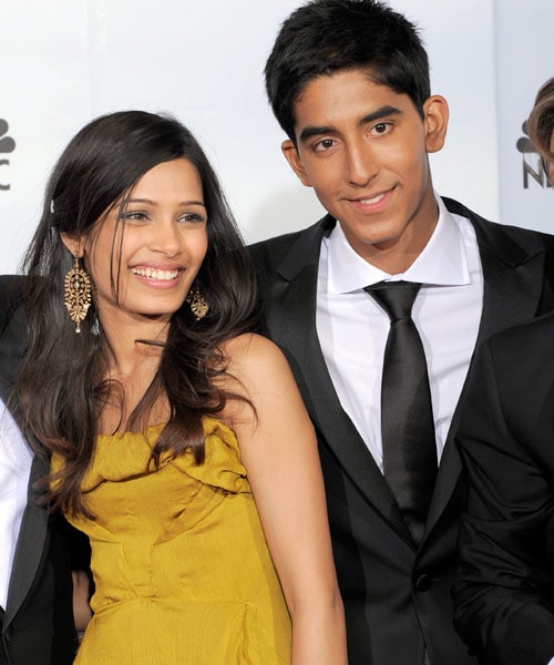 This is the first film of both Freida Pinto and Dev Patel.