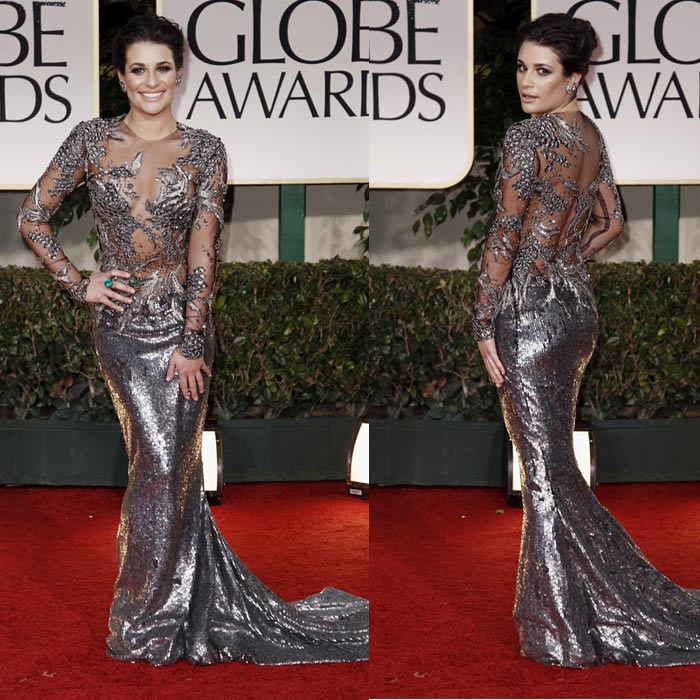 Golden Globes: Thigh high slits, plunging necklines rule!