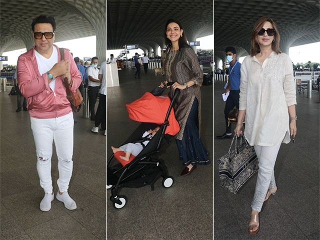 Photo : एयरपोर्ट पर नज़र आए गोविंदा, काजल अग्रवाल, सोनाली बेंद्रे, देखें तस्वीरें