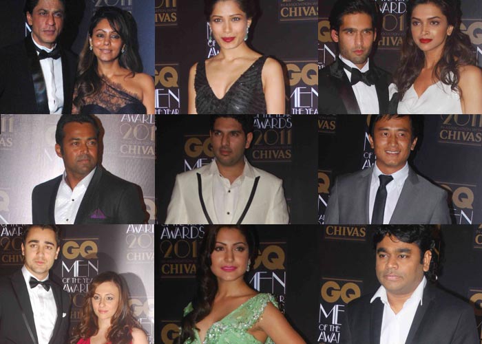 Stars at GQ India Men of the Year Awards 2011