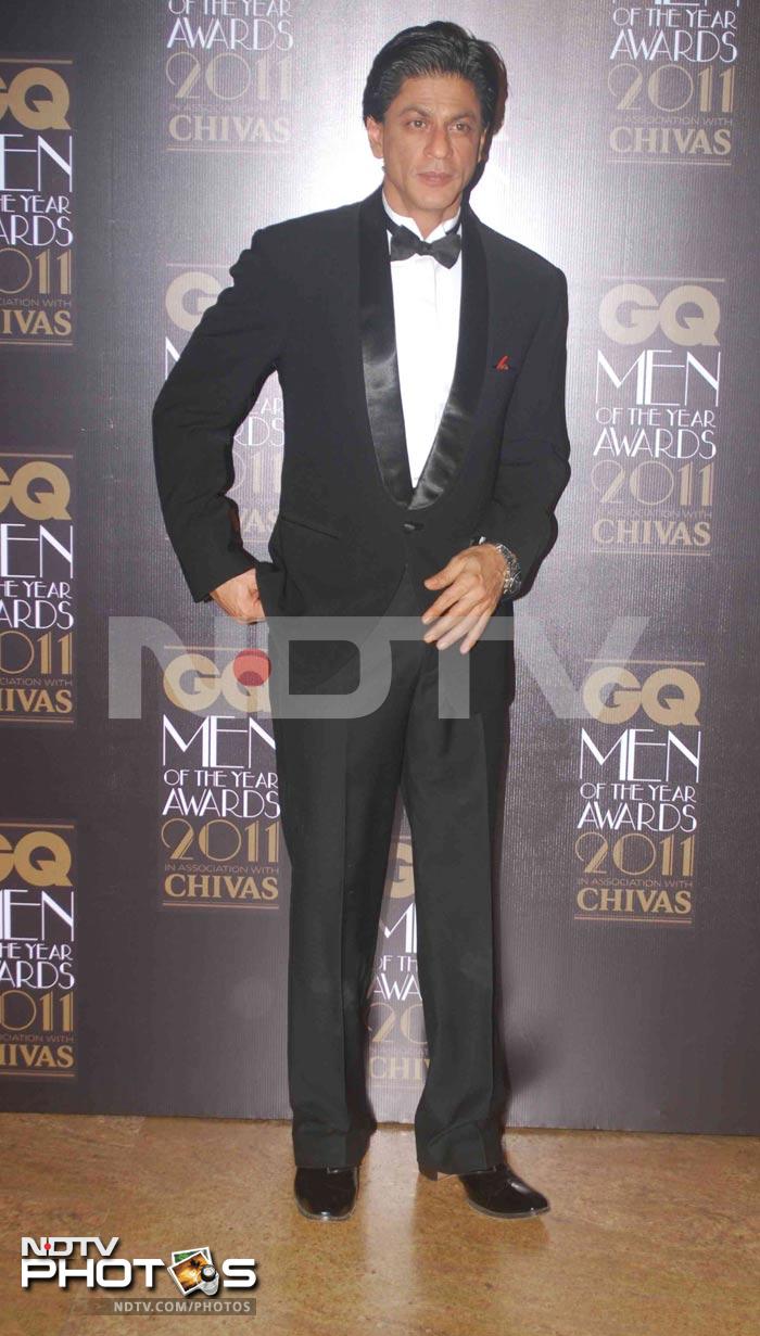 SRK at GQ India Men of the Year Awards 2011