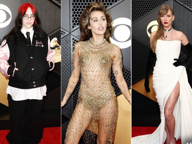 Grammys Red Carpet Roundup With Taylor Swift, Miley Cyrus And Others