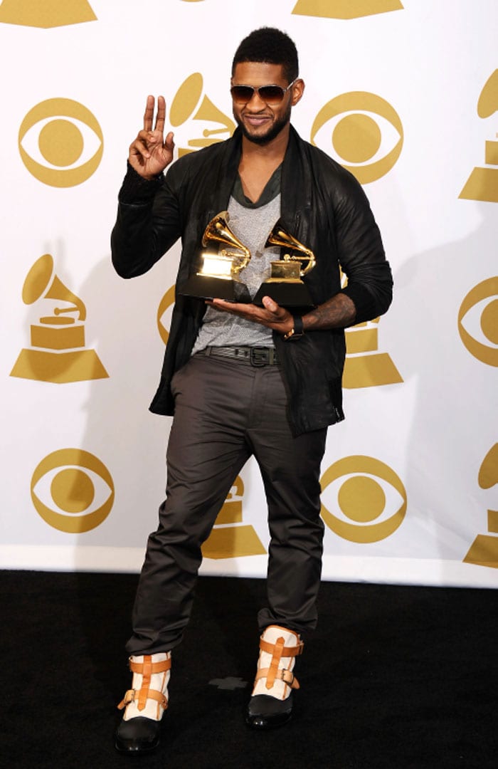 <i>There Goes My Baby</i>: Usher - Best Male R&B Vocal Performance<br> (Photo: Getty Images)