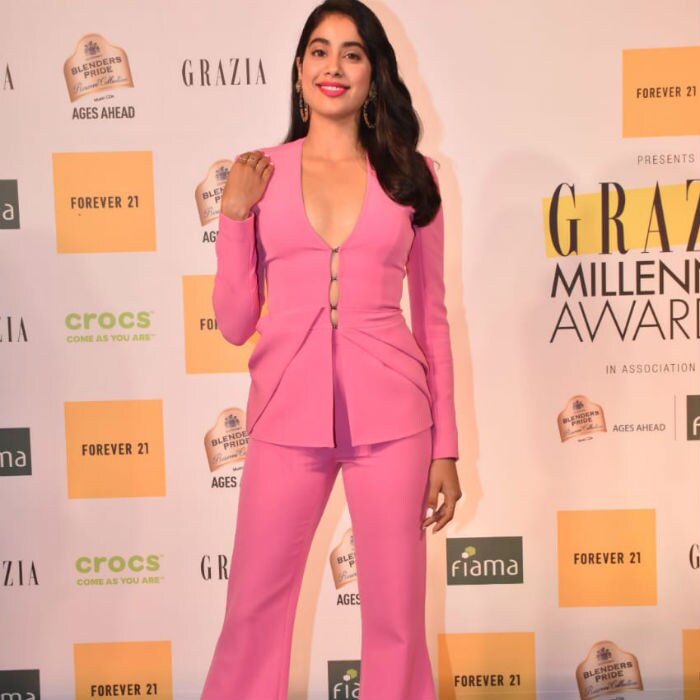 Janhvi And Ananya Put Their Most Fashionable Foot Forward At The Grazia Millennial Awards