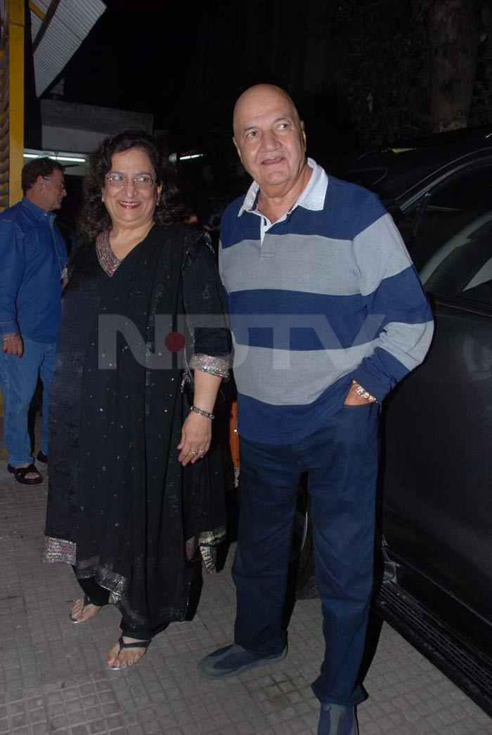 Prem Chopra with his wife