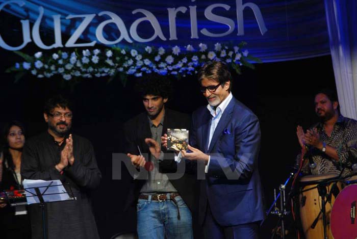 Ash, Hrithik at Guzaarish music launch