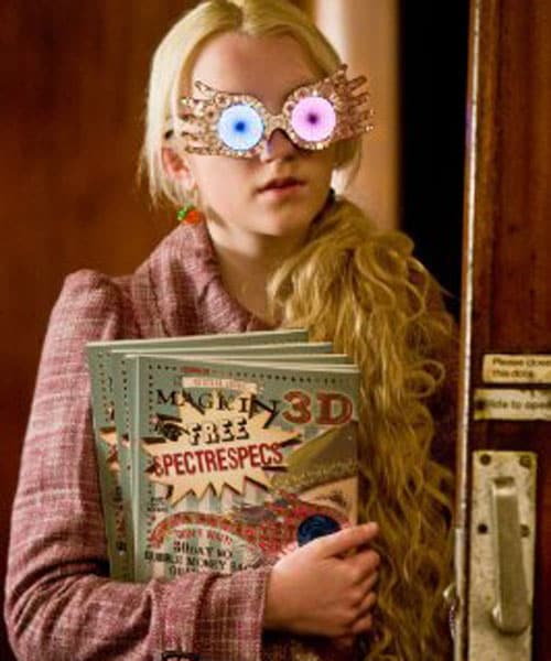 <B>Loony Luna</b>: Evanna Lynch too comes back, after a successful performance in   <I>Order of the Phoenix</i>, to play the dreamy Luna Lovegood.