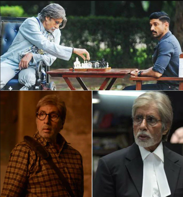 2016 proved critically and commercially successful for Big B. He started off with Bejoy Nambiar's <I>Wazir</I> co-starring Farhan Akhtar. He played a father avenging his daughter's death via a guilt ridden Anti-Terrorism Squad officer.<br></br>Next came Ribhu Dasgupta's thriller <I>Te3n</I> with Nawazuddin Siddiqui and Vidya Balan. The film, produced by Sujoy Ghosh, was critically acclaimed. <br></br>He was next seen in Aniruddha Roy Chowdhury social drama <I>PINK</I> He played a lawyer defending three women (Taapsee Pannu, Kriti Kulhari and Andrea Tariang) from an assault charged pressed upon by their molester, played by Angad Bedi. The film won a National Award.