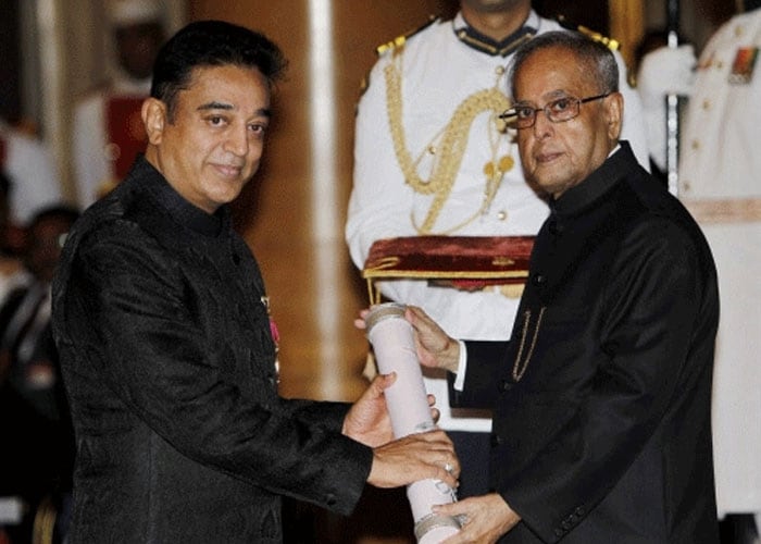 <P>In 1990, Kamal Haasan received the Padma Shri from the Government of India. In April this year the actor was bestowed with the Padma Bhushan award.</P>