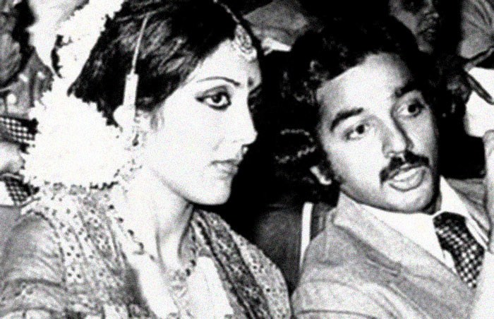 <P>In 1978, at the age of 24, Kamal Haasan met and married danseuse Vani Ganapathy. Vani designed the costumes for her husband's films.	29</P>