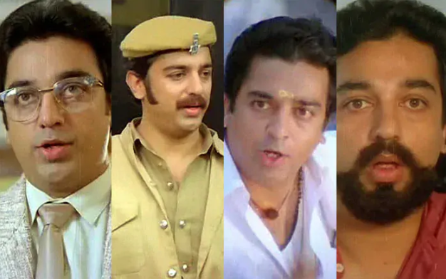 In 1990, Michael Madhana's <i>Kama Rajan</i> saw Kamal Haasan go one step further, acting in four different roles as quadruplets. The film started an ongoing collaboration for comedy films between <Mr Haasan and Crazy Mohan, an actor and dialogue writer. Mr Haasan won successive best actor awards for his portrayal of the protagonist in <i>Guna</i> (1991) and in <I>Thevar Magan </i>(1992), where he played the son of actor Sivaji Ganesan.