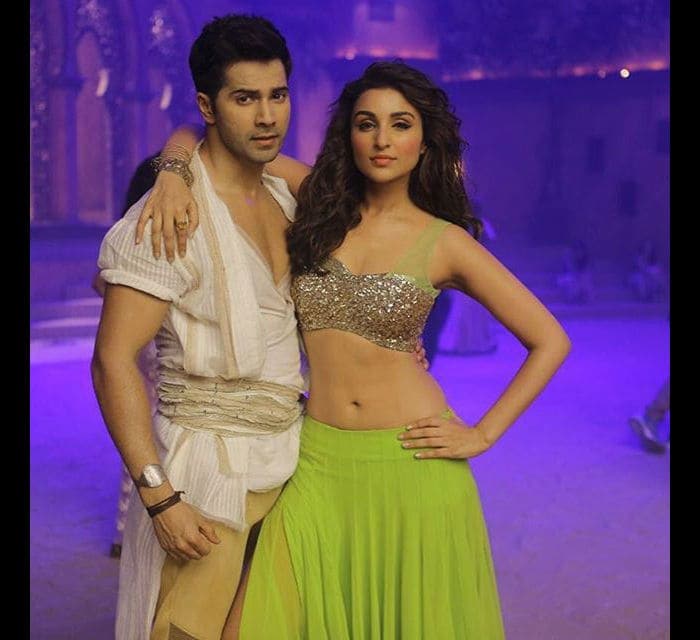 <p>The actress was seen in a special number, <i>Janeman Aah</i> with Varun Dhawan in <i>Dishoom</i>. This image was posted on Instagram by <a " https://www.instagram.com/parineetichopra/"target="_blank" rel=""> parineetichopra </a>  </p </p>