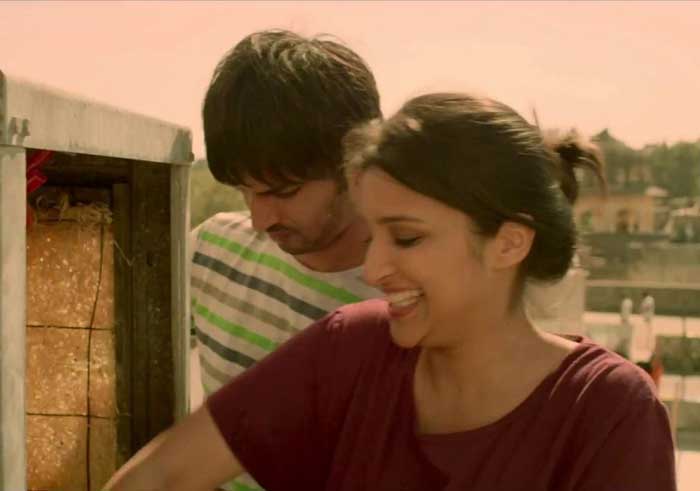 <p>In her third film <i> Shuddh Desi Romance</i>(2013), Parineeti portrayed the role of an outspoken, small town girl Gayatri. Though the film did average business at the box office, the actress was singled out for praise.</p> <p>(Image courtesy: <a "https://www.youtube.com//"target="_blank" rel="">YouTube</a>)</p>