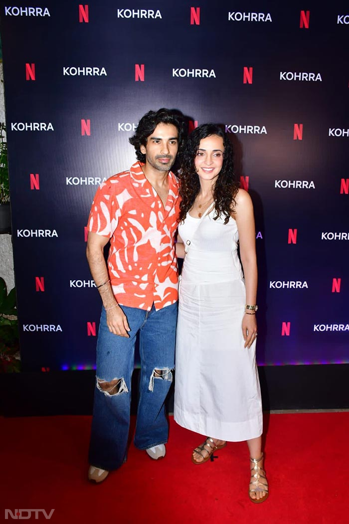 Sanaya Irani attended the screening with her husband Mohit Sehgal. (Image Courtesy: Varinder Chawla)