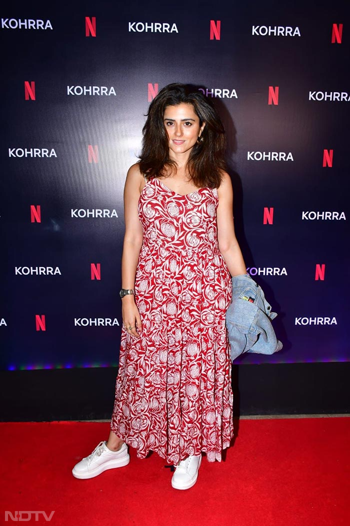 Ridhi Dogra wore a beautiful floral gown to the event. (Image Courtesy: Varinder Chawla)