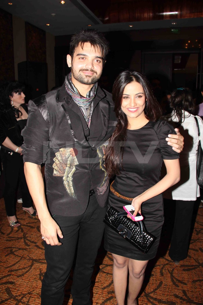 Mahakshay, earlier known as Mimoh, poses with his <i>Haunted</i> leading lady Tia Bajpai.