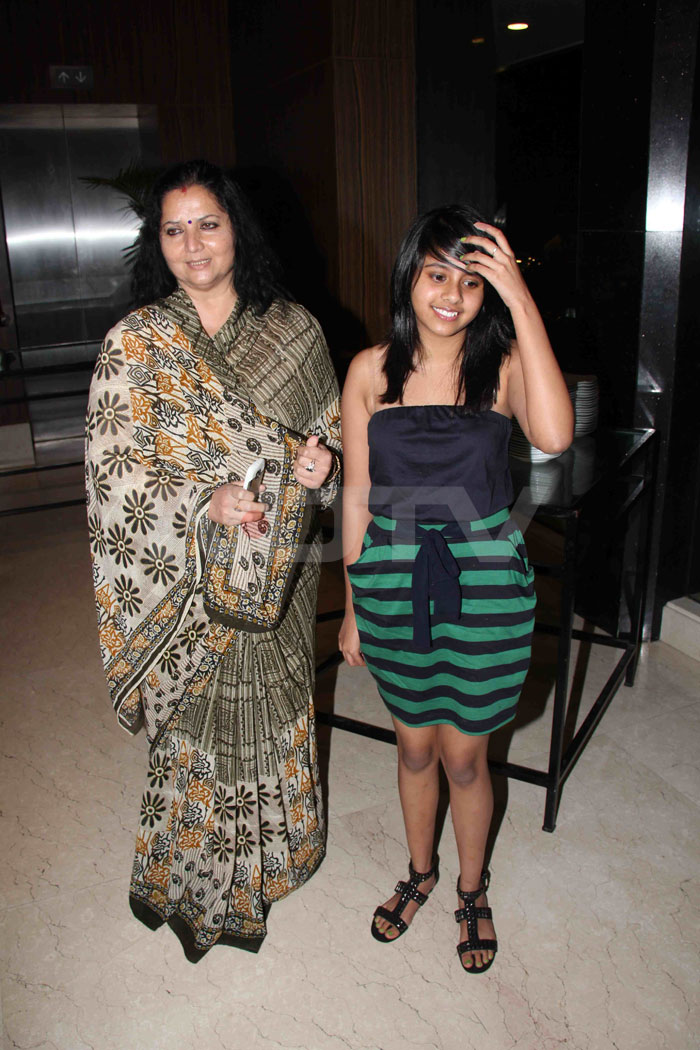 Yogeeta Bali with daughter Dishani at the party.