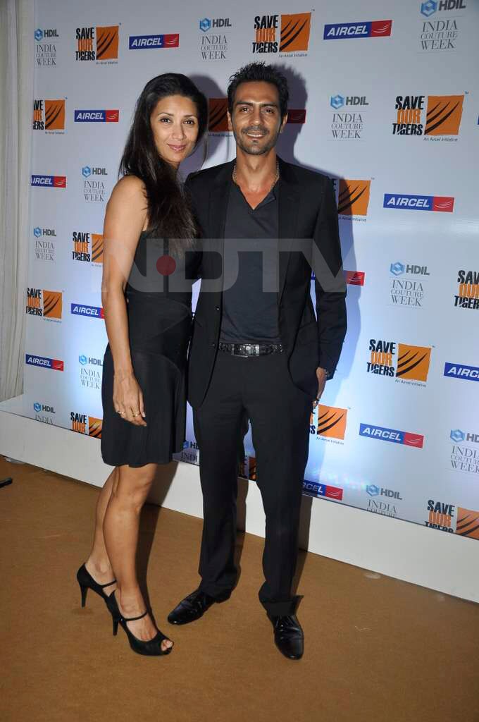 Mehr Rampal spells black magic with her husband Arjun Rampal. (Photo: Viral Bhayani)