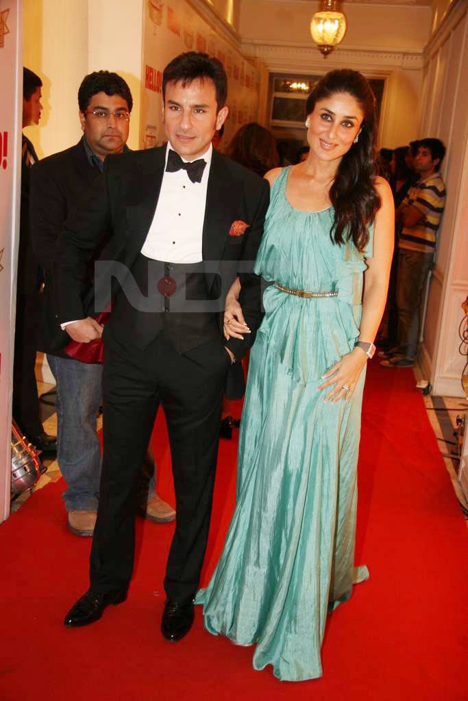 Another Day in Paradise: Lovebirds Saif and Kareena walk in holding hands. Sweet!