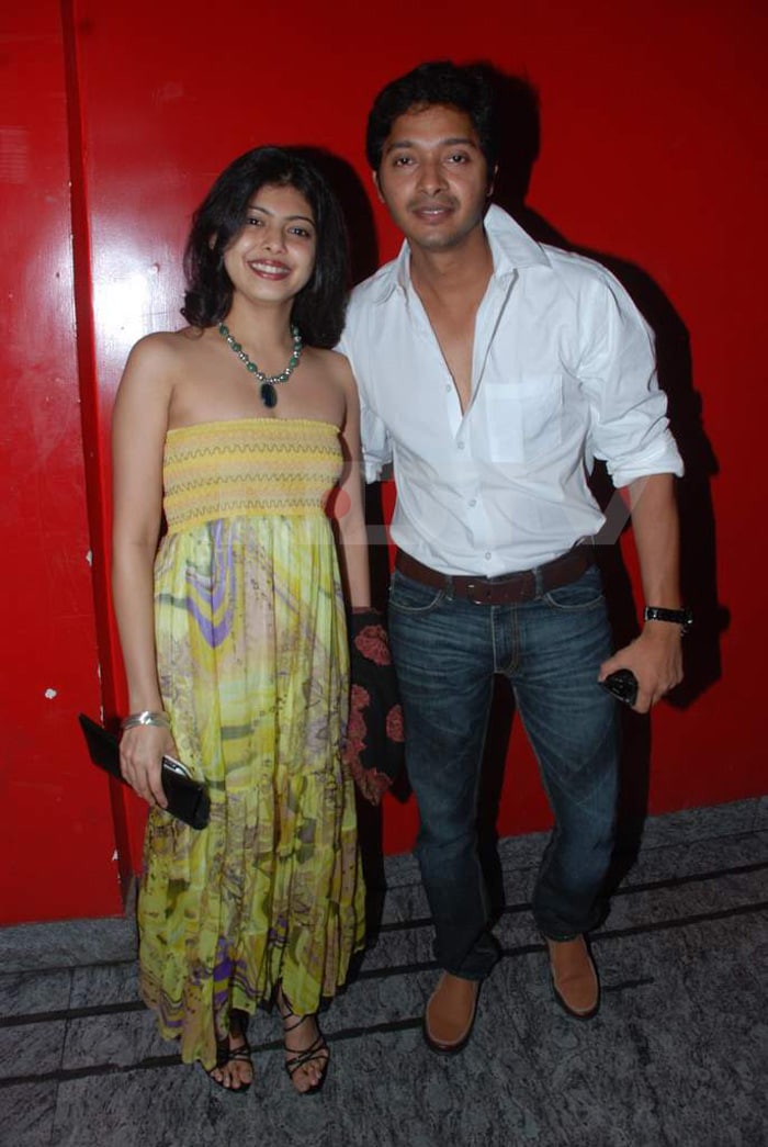 Shreyas talpade with his sister Deepti Talpade.