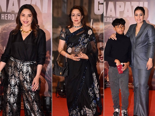 Photo : Ganapath Screening: फिल्म 'गणपथ' की स्क्रीनिंग में हेमा मालिनी, माधुरी दीक्षित, काजोल समेत अन्य सेलेब्स शामिल हुए