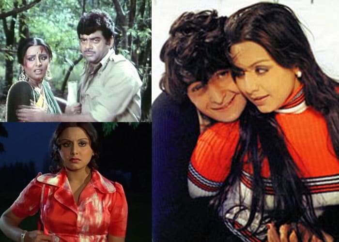 <b>Neetu Singh (<i>Kabhi Kabhie, Kaala Patthar</i>):</b>
Neetu Singh's effervescent charm was used as a foil to the stately graces of older actress, most notably Rakhee.