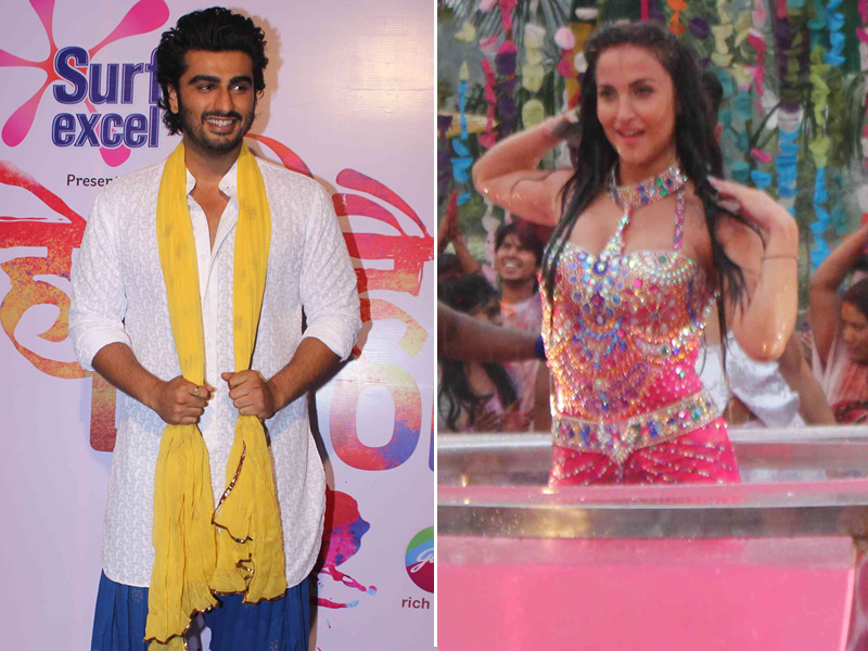 Arjun Kapoor's Holi Date With Elli Avram Arjun Kapoor's Holi Date With Elli Avram