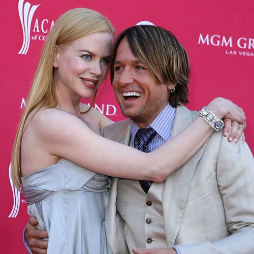 <b>Talented couple</B>: Musician Keith Urban and his Hollywood wife Nicole Kidman stand at number eight.