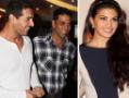 John, Akki, Jacqueline at <i>Housefull 2</i>'s first look launch