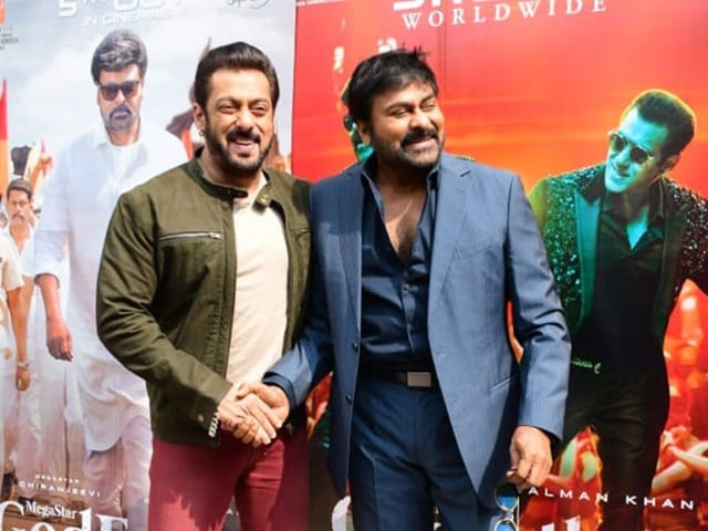 Photo : How Salman Khan, Chiranjeevi, Satyadev Lit Up GodFather Trailer Launch