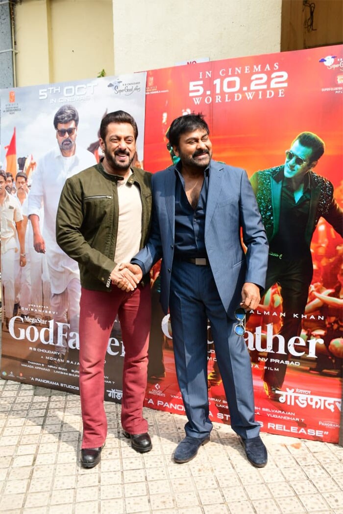 How Salman Khan, Chiranjeevi, Satyadev Lit Up GodFather Trailer Launch