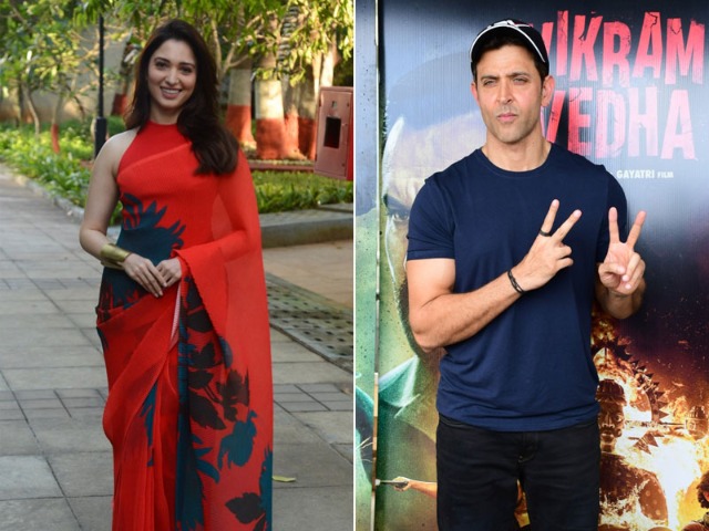 Hrithik Roshan And Tamannaah Began The Week With Work