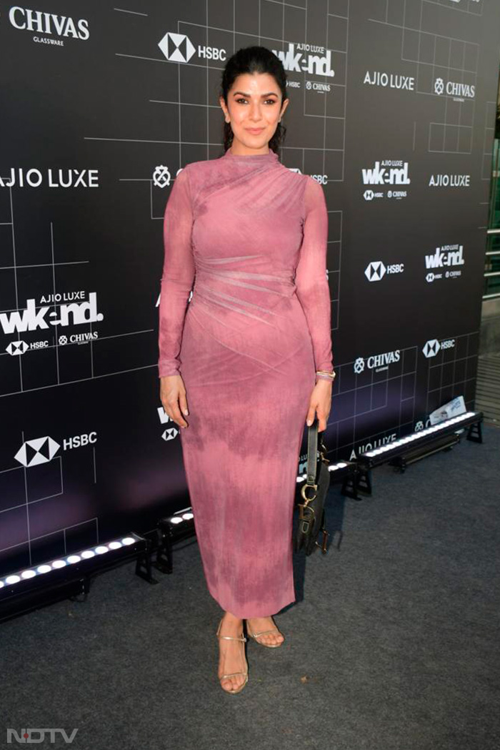 Nimrit Kaur slipped into a pink gown for an event. (Image Courtesy: Varinder Chawla)