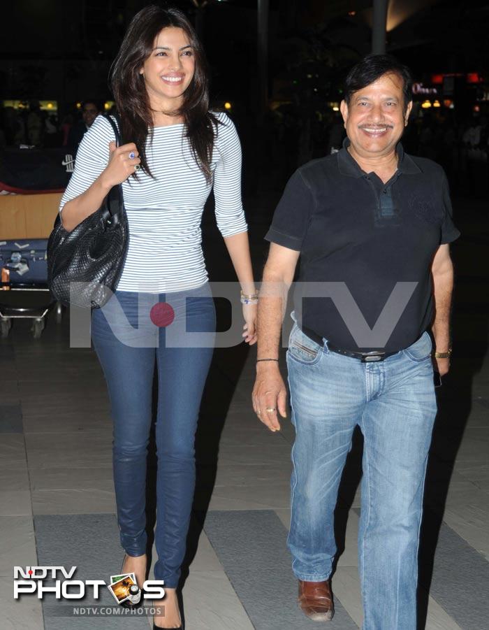 Spotted: Priyanka Chopra at the airport