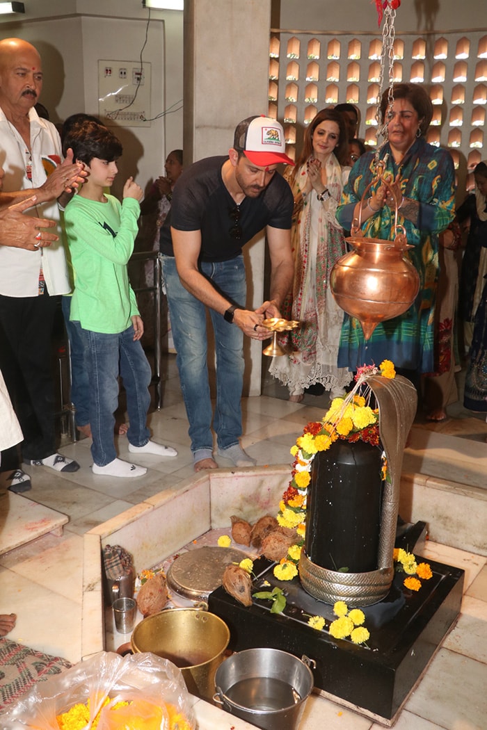 How Hrithik Roshan And Sussanne Khan Celebrated Mahashivratri With Family