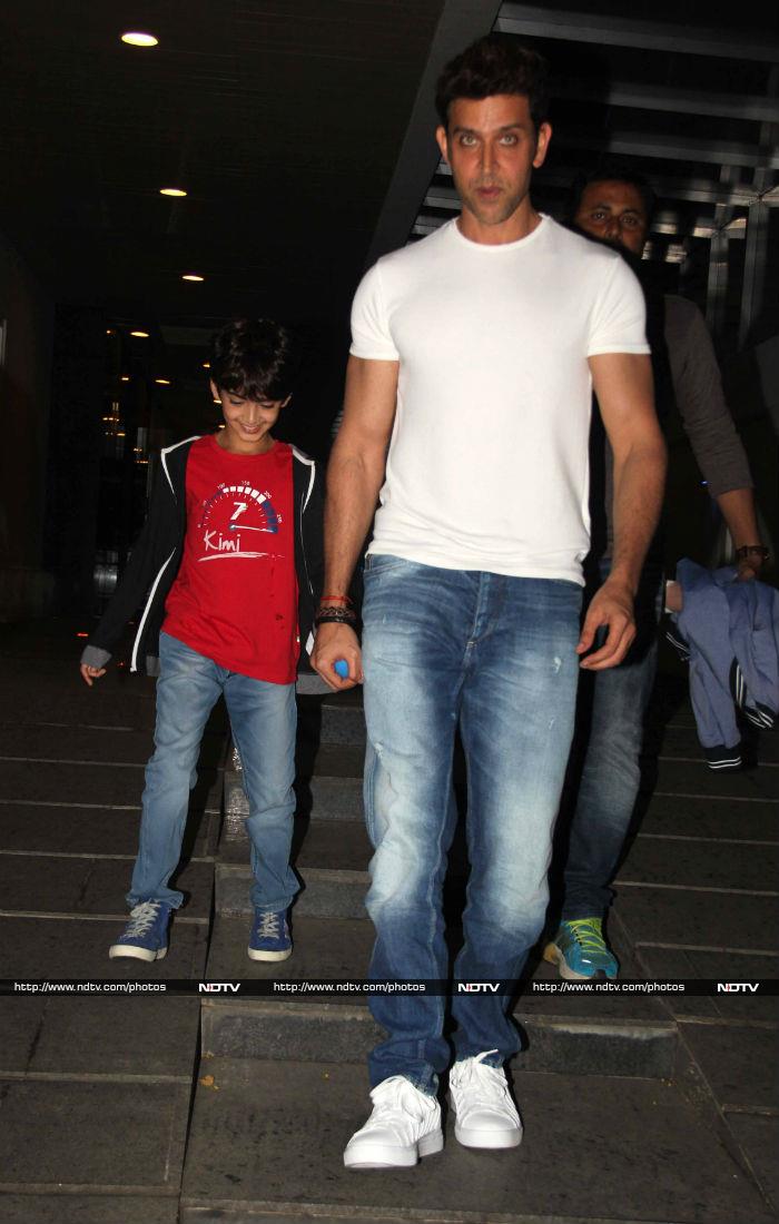 Hrithik Roshan Is Daddy Cool For Sons Hrehaan, Hridhaan