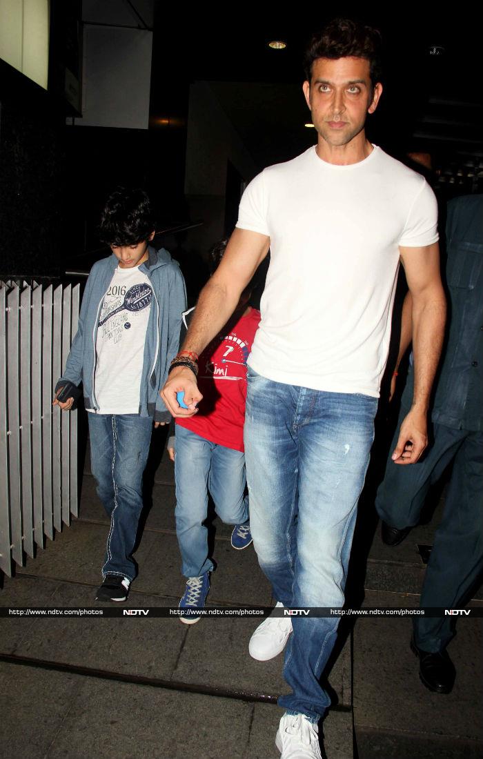 Hrithik Roshan Is Daddy Cool For Sons Hrehaan, Hridhaan