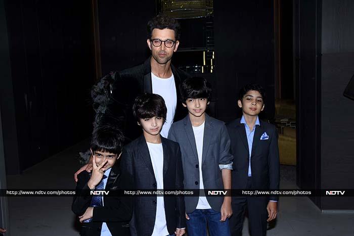 Hrithik Roshan's Sons Headline Mom Sussanne's Party