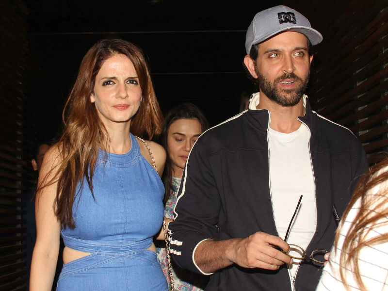 Hrithik Roshan Dines With Sussanne, Preity Zinta Hrithik Roshan Dines With Sussanne, Preity Zinta