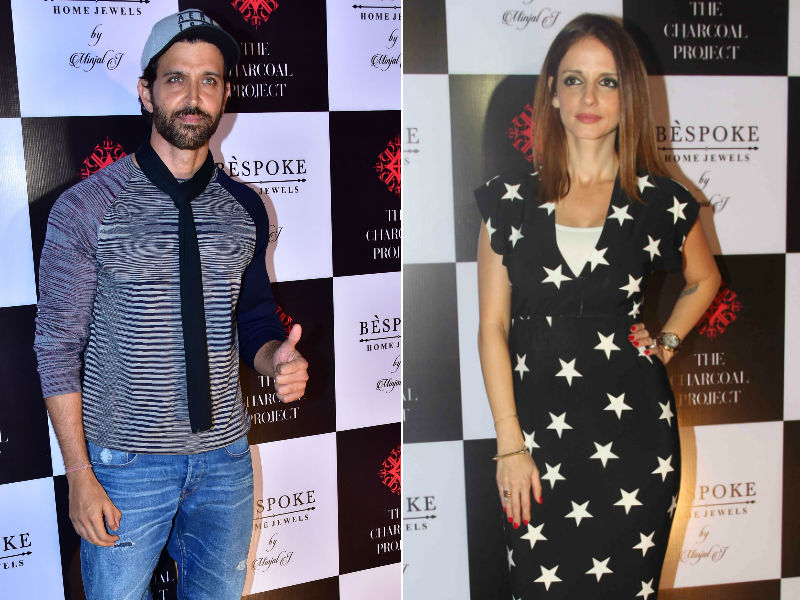 Hrithik And Sussanne, At An Event Together