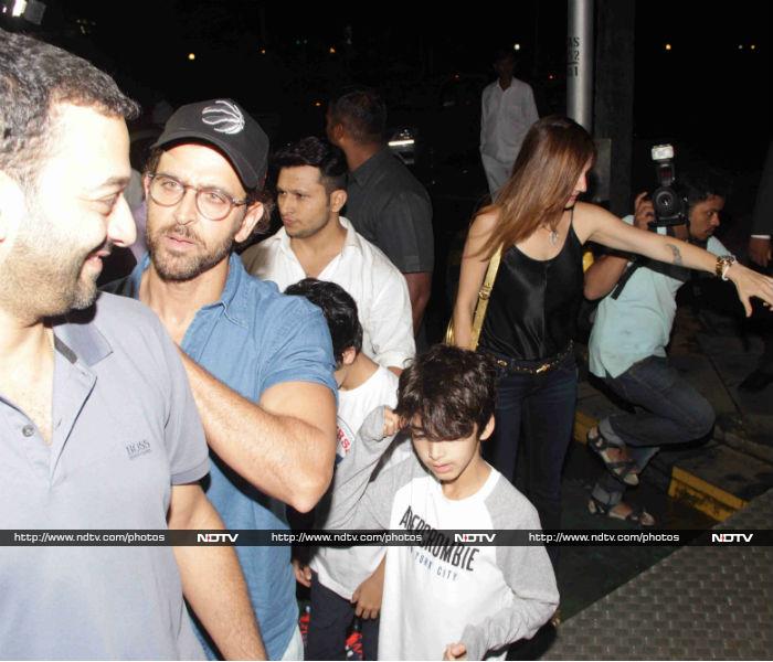 Hrithik Roshan\'s Dinner Date With Sussanne, Sons