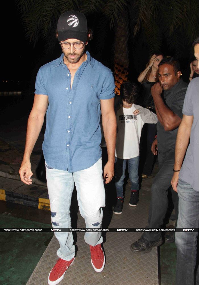 Hrithik Roshan\'s Dinner Date With Sussanne, Sons