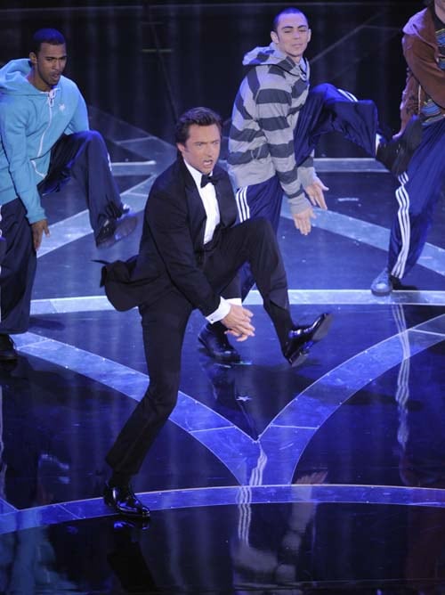 Oscar host Hugh Jackman opens the 81st Academy Awards.