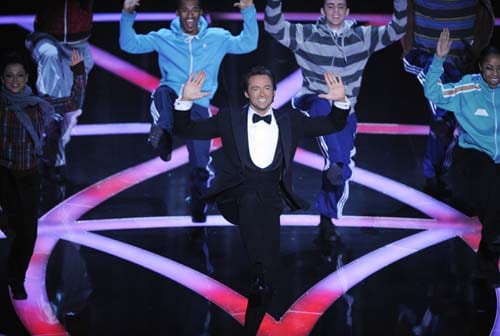 Oscar host Hugh Jackman opens the 81st Academy Awards.