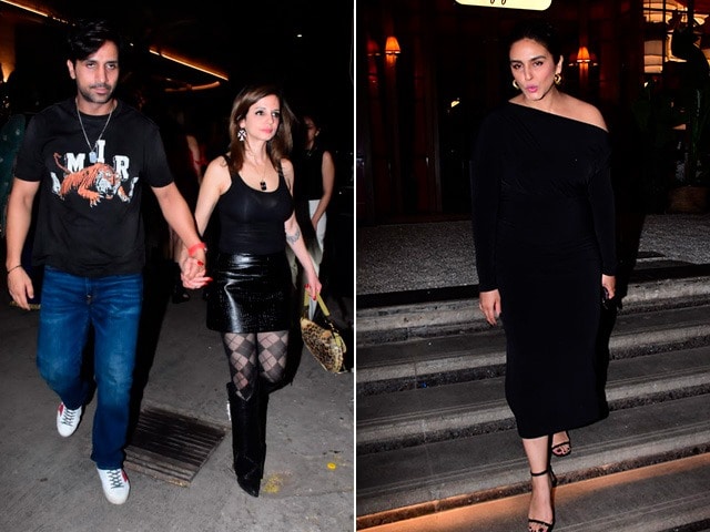 Photo : Huma Qureshi, Sussanne Khan-Arslan Goni At Karishma Tanna's Pre-Birthday Bash