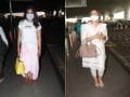 Photo : एयरपोर्ट पर स्टाइलिश लुक में  नज़र आईं हुमा कुरैशी और ऋचा चड्ढा